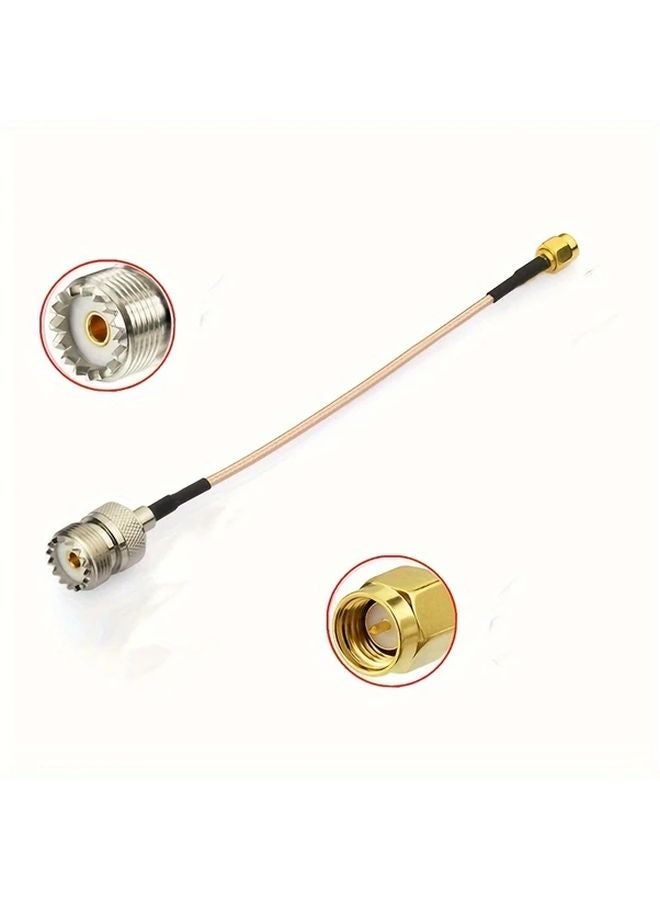 محول كابل SMA ذكر إلى UHF SMA أنثى بطول 11.81 بوصة - Image 4