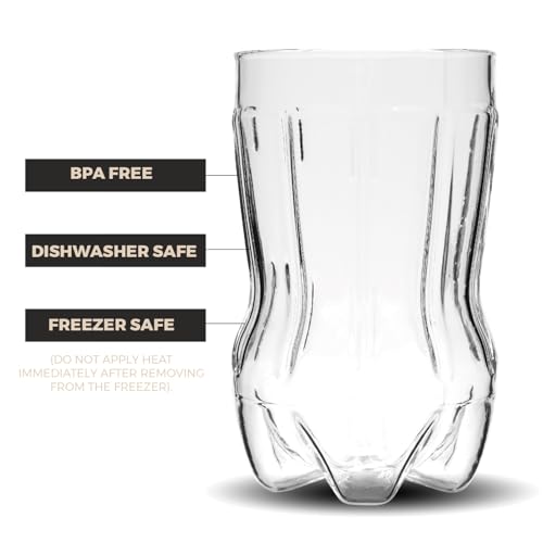 Goliber 22 oz Glass Fernet Cup with Cocktail Spoon | Large-Capacity Crystal-Clear Drinking Glass for Fernet, Cocktails & Spirits | Elegant Bar Glassware - Image 5