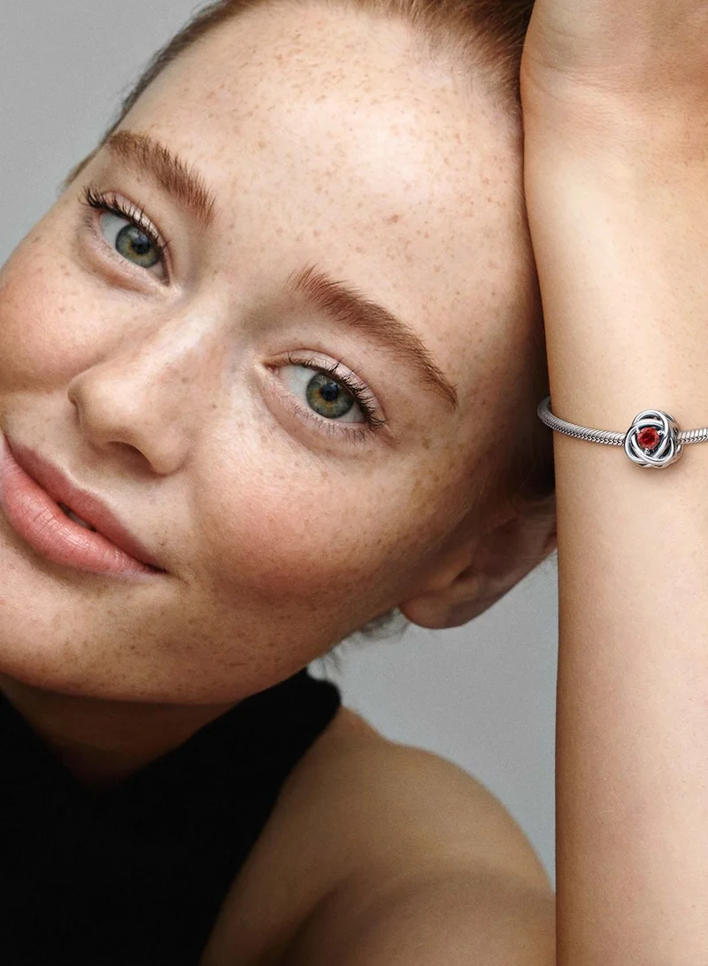 PANDORA True Red Eternity Circle Charm