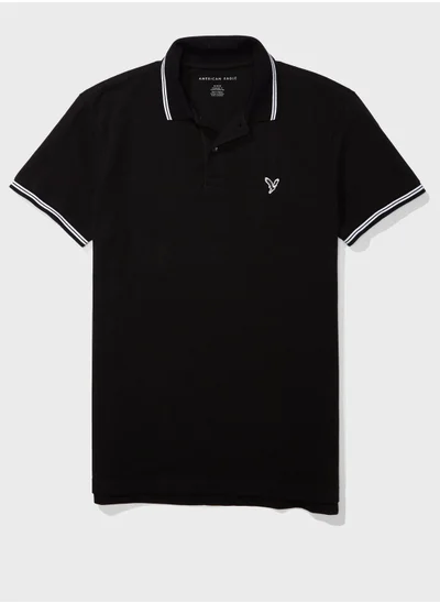 American Eagle Tipped Polo