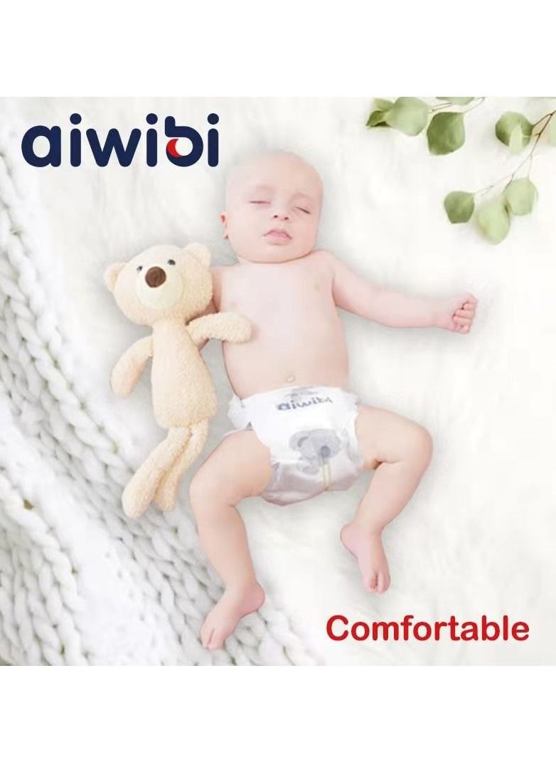 aiwibi - Aiwibi Premium Baby Pants Diapers, Soft, Eco-Friendly Ultra-Thin Pant Diaper Size L 9-14Kg - Image 1