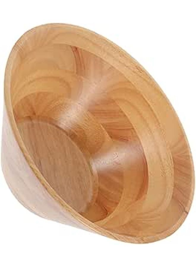 Natural Wood Salad Serving Bowl Large 14X5 8Cm Kitchen Dining Home - Image 1