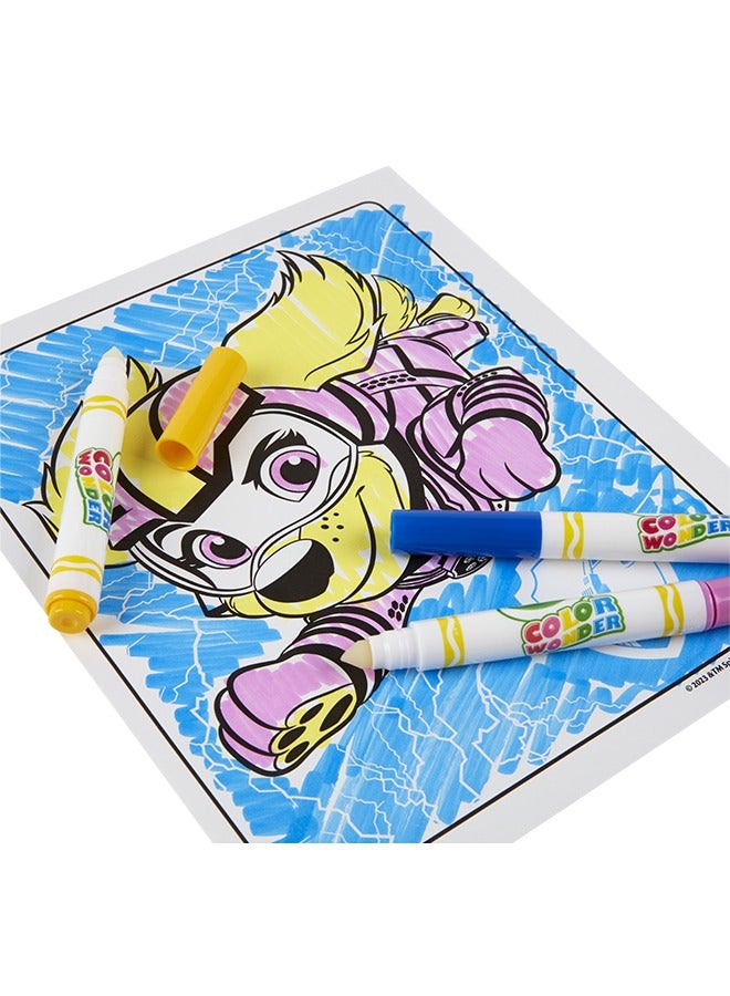 Crayola  Color Wonder Paw Patrol Coloring Set  MessFree Coloring for Kids  5 CW Markers  Foldalope Packaging for Easy Storage  Ideal TravelFriendly Activity  Perfect Gift for Boys and Girls Ages 3+ - Image 4
