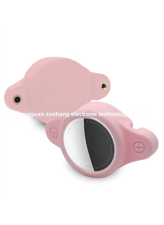 Generic - Waterproof Silicone Protective Case For Apple AirTag Tracker For Apple Pet Tracker Silicone Case-Color:Pink-Applicable Model:Applicable Airtag Protective Sleeve - Image 1