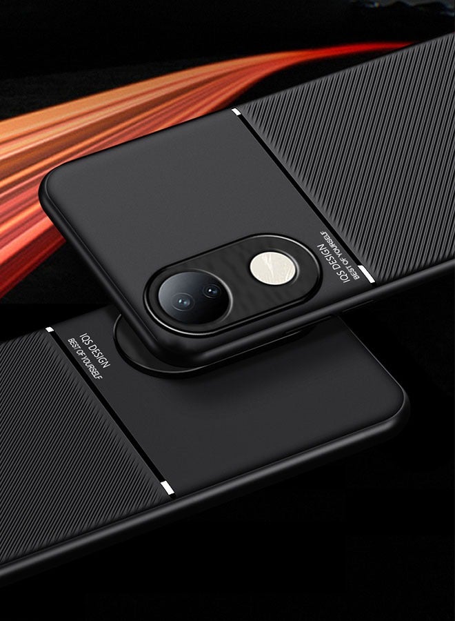 Protective Case Cover For vivo V50 5G  Black High end Business - Image 3