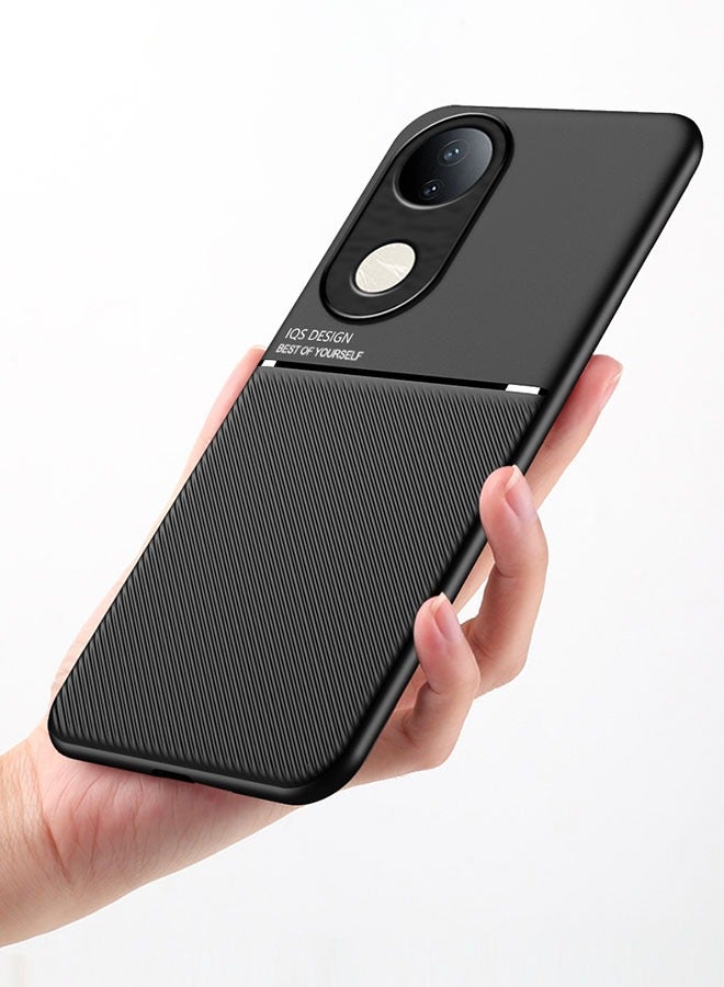 Protective Case Cover For vivo V50 5G  Black High end Business - Image 2