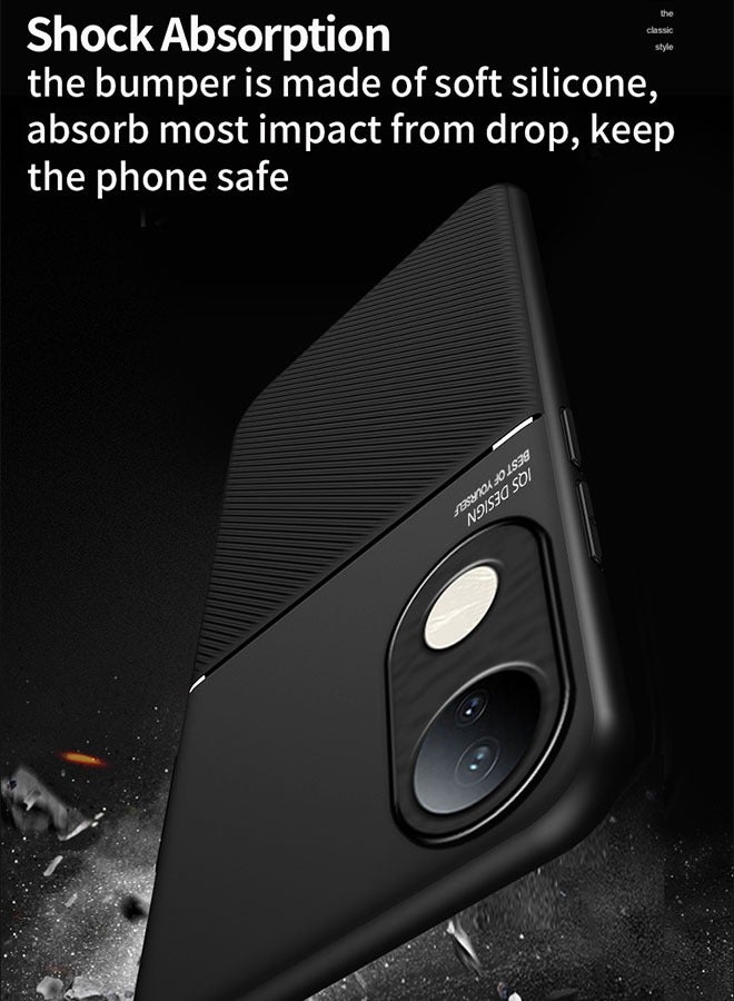 Protective Case Cover For vivo V50 5G  Black High end Business - Image 4