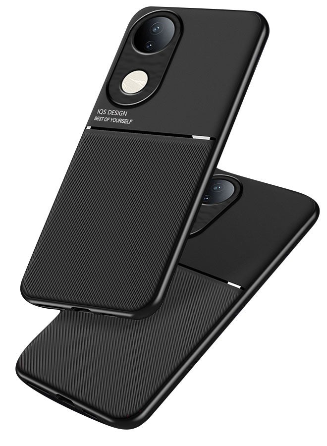 Protective Case Cover For vivo V50 5G  Black High end Business - Image 1
