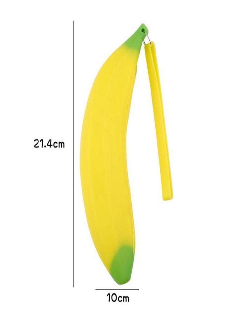 Eckek - Simple Silicone  Capacity Large  Stationery Pag Pencil Case Vegetables Pencil Bag - Image 1