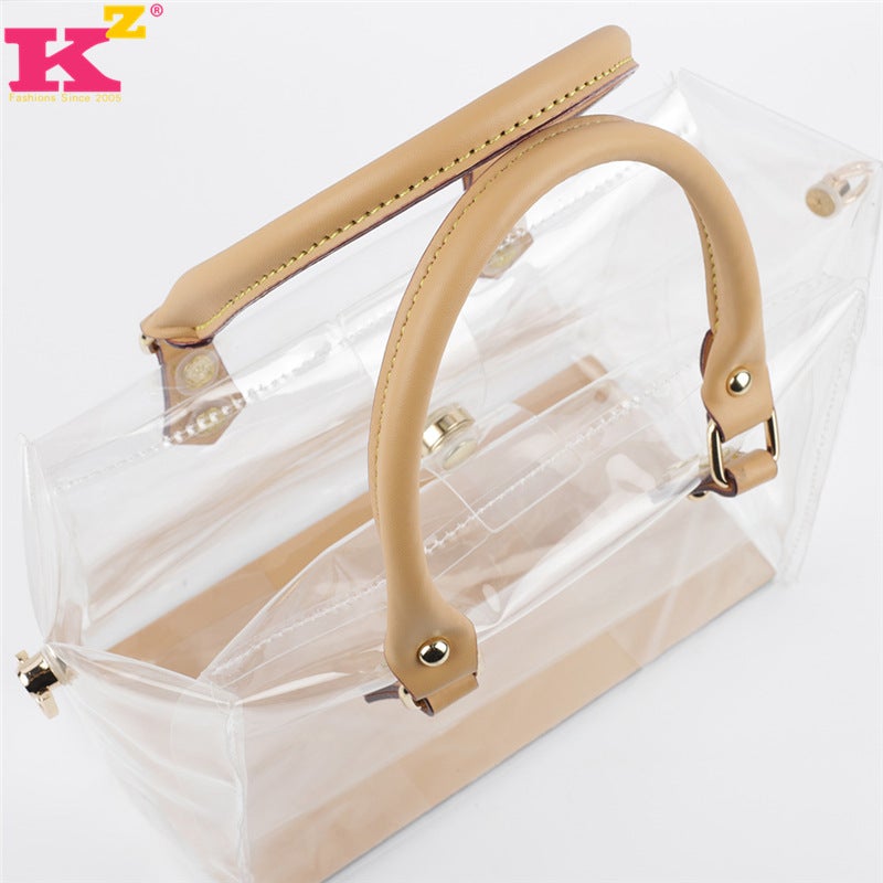 Handbag Shoulder Bag Women'S 2023 New Arrival Trendy Korean Style All-Match Transparent Bag Bag Large Capacity Handbag - Image 2