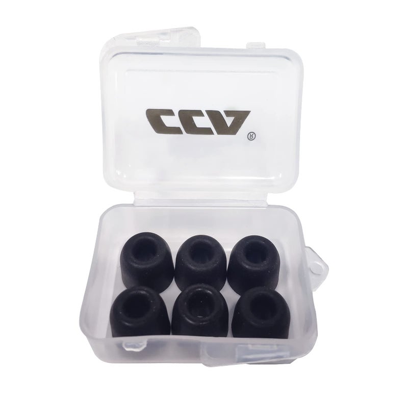 CCA Memory Foam Earbud Tips Soft&Bouncy Premium Replacement EarphoneTips(3 Pairs) - Image 1