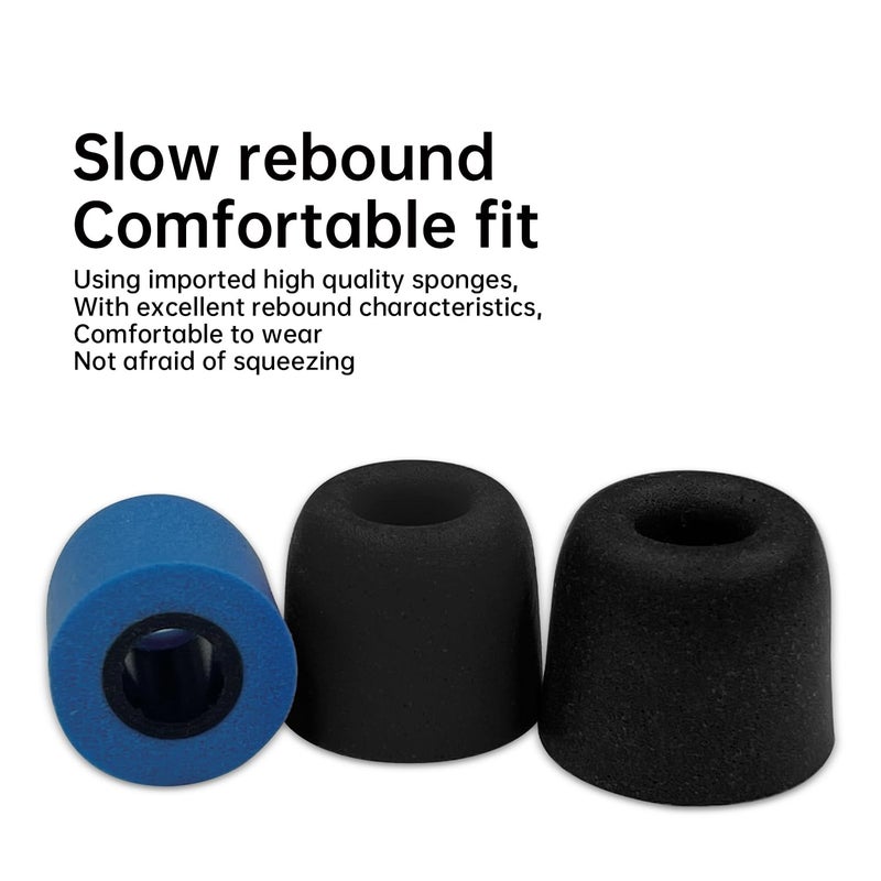CCA Memory Foam Earbud Tips Soft&Bouncy Premium Replacement EarphoneTips(3 Pairs) - Image 5