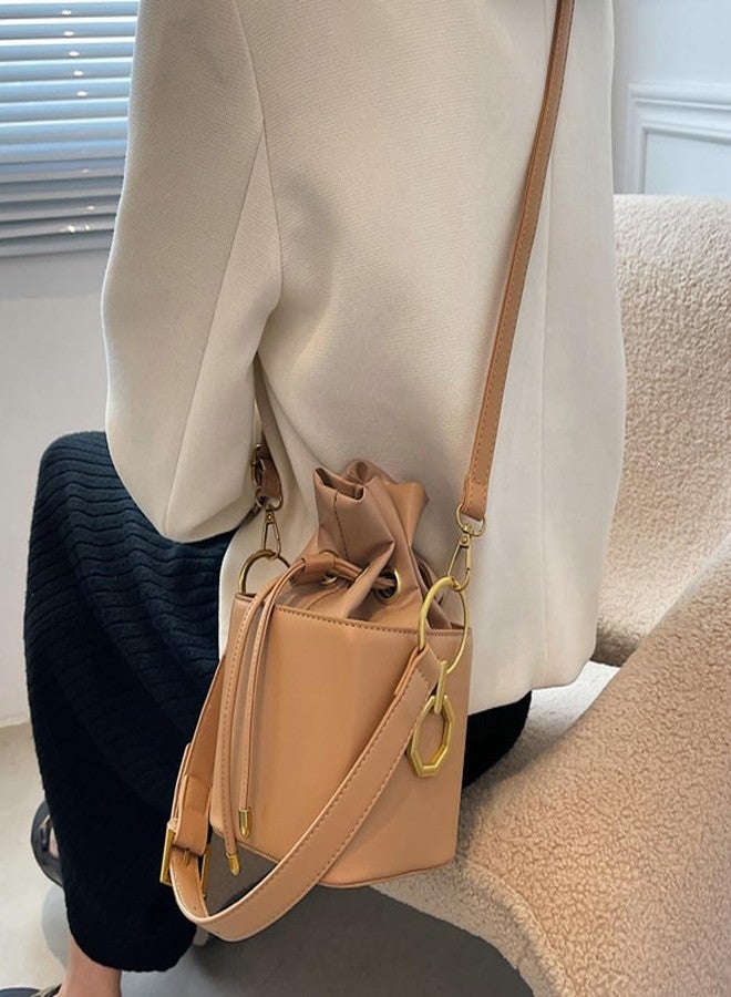AISIWAN Casual Bucket Bag Trendy Crossbody Bags For Women Vegan Leather Handbags Elegant Clutch Purses Women’s Evening Bag - Image 3
