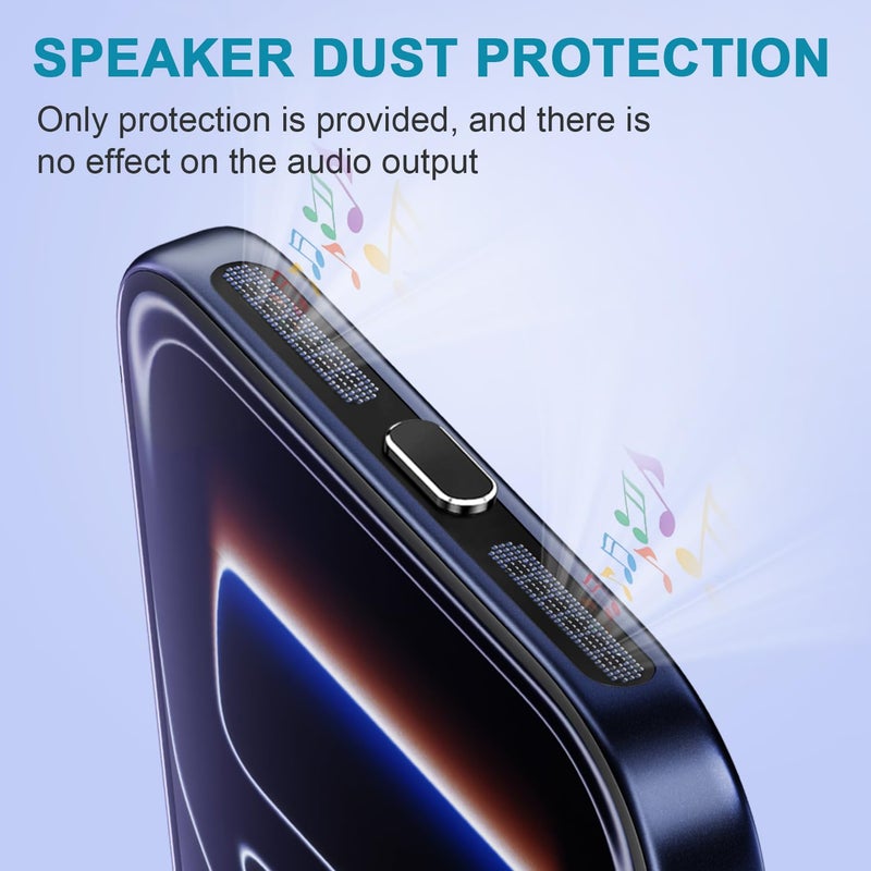 Goweewon USB C Dust Plug,USB C Port Cover Type C Charging Port Plug Cover Speaker Dust Cover,Accessories for iPhone 17 Pro Max (Black, for iPhone 17 Pro Max) - Image 4