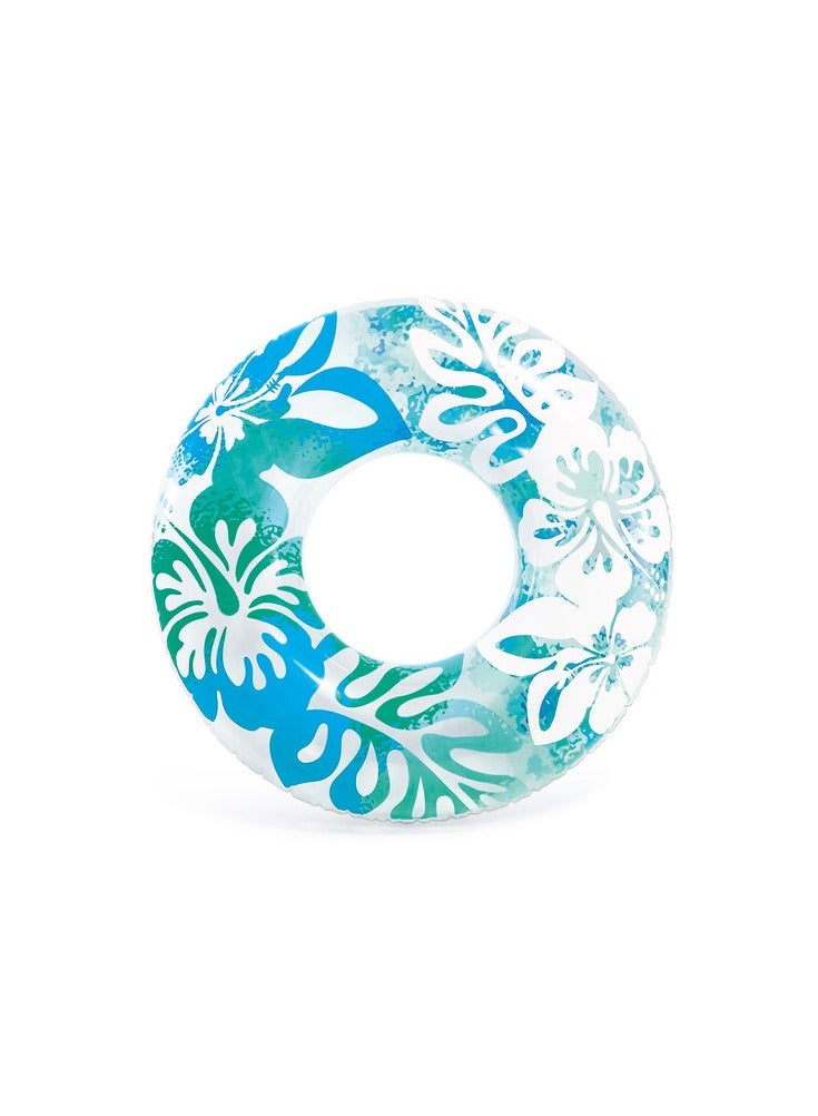 INTEX Clear Tropical Color Inflatable Pool Swim Tubes 91cm - Image 1