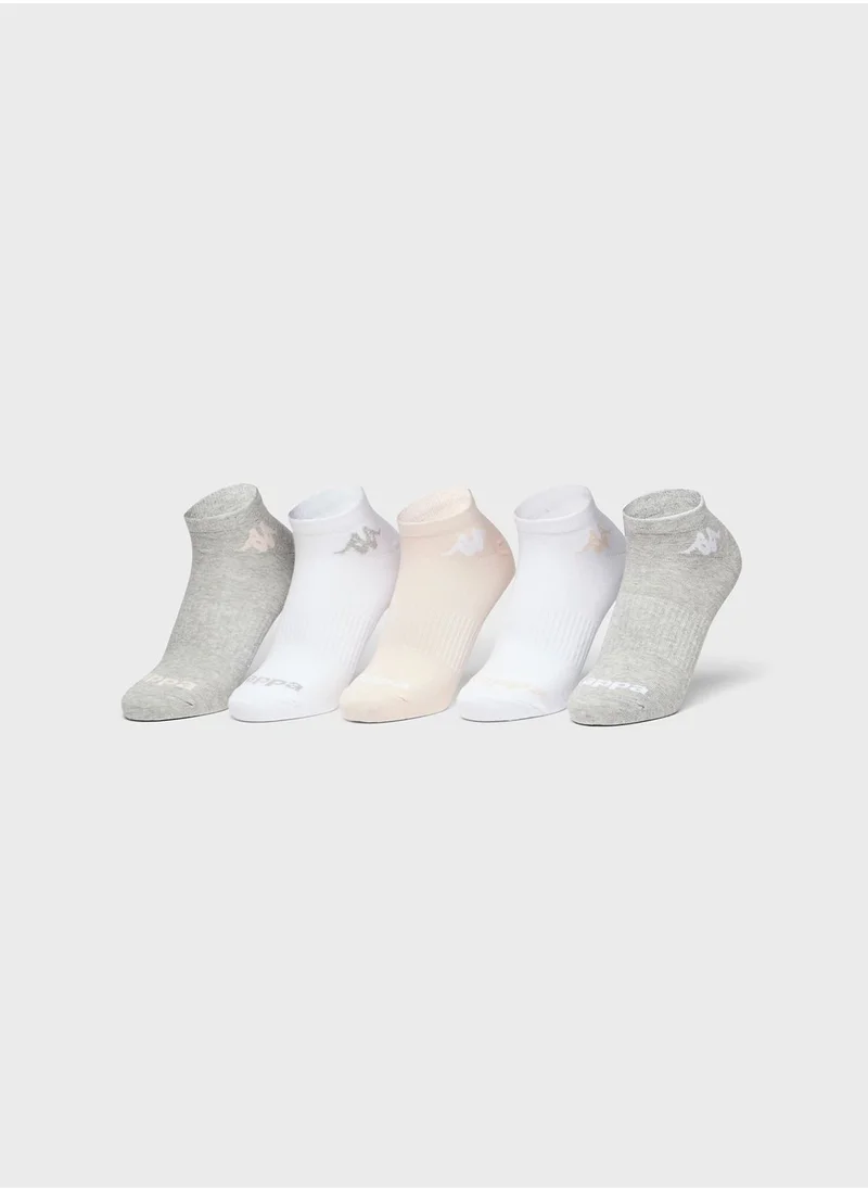 Kappa 5 Pack Zen Ankle Socks