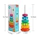 Winbar Baby Spinning Stacking Toys Spin ABS Plastic and Color Rainbow Design Ring Stacker Baby Toys 6 to 12 Months Montessori Educational Learning Autism Sensory for Boys and Girls - Image 2