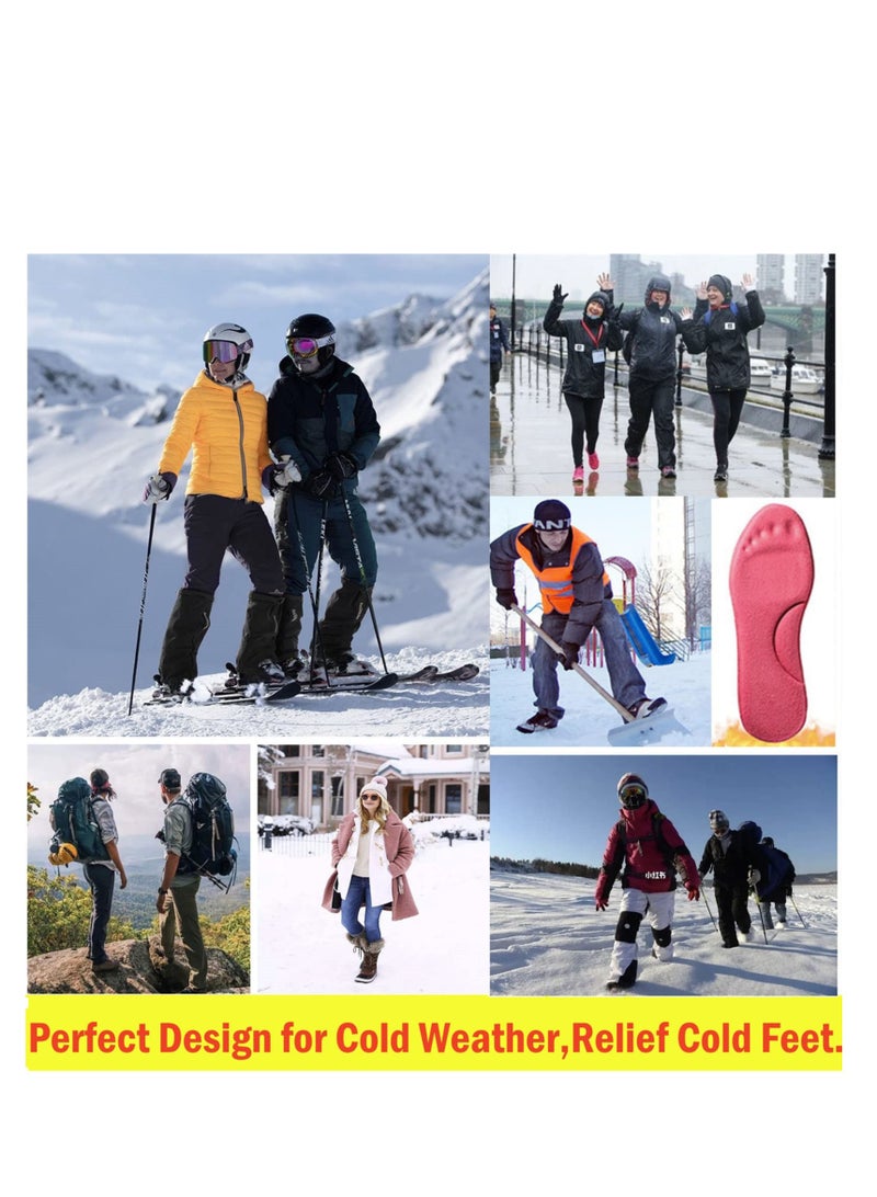 نعل ذاكرة فوم ذاتي التسخين لرياضات الشتاء، وسادات دعم قوس القدم للرجال والنساء، هدية دافئة مثالية - Image 4