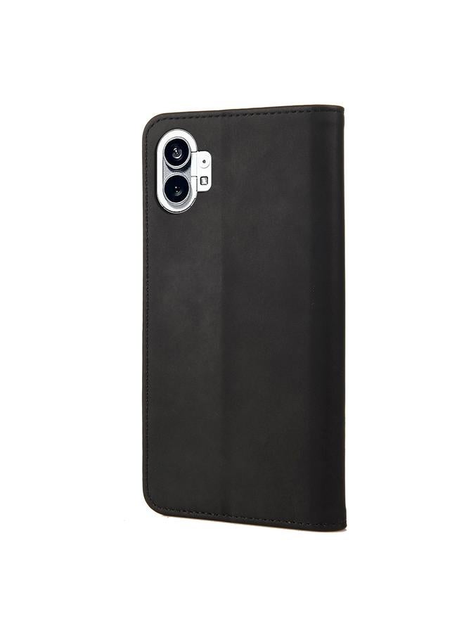 S-TOP Case For Nothing Phone 1 Skin Feel Splicing Leather Phone Case - Image 3