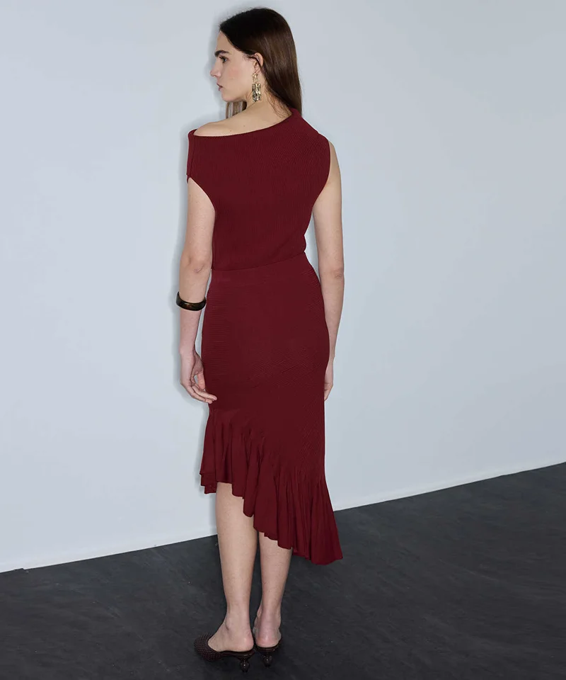 Ipekyol  Asymmetric Knit Skirt for Women | Best Price UAE