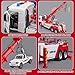 HAPYAD Tow Truck Toy for Boys Metal Tow Truck with Crane Toy Model Construction Vehicles with Lights and Sounds Gift for Kids - Image 4