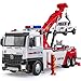 HAPYAD Tow Truck Toy for Boys Metal Tow Truck with Crane Toy Model Construction Vehicles with Lights and Sounds Gift for Kids - Image 2