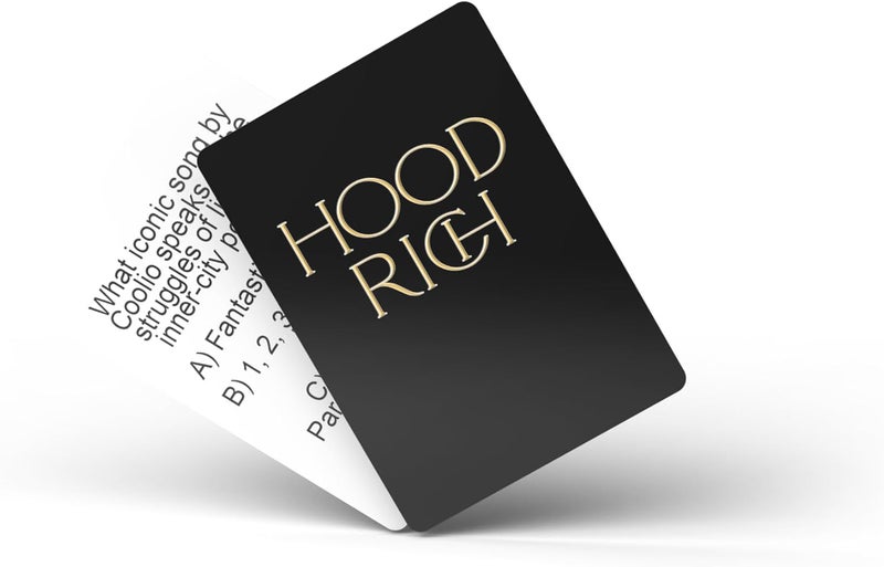Kinfolk HoodRich Game Night Extravaganza: Dive Deep into African-American Culture with Engaging Trivia Cards Designed to Challenge, Amuse, and Enlighten You! Elevate Your Black Card Games Night Experience! - Image 2