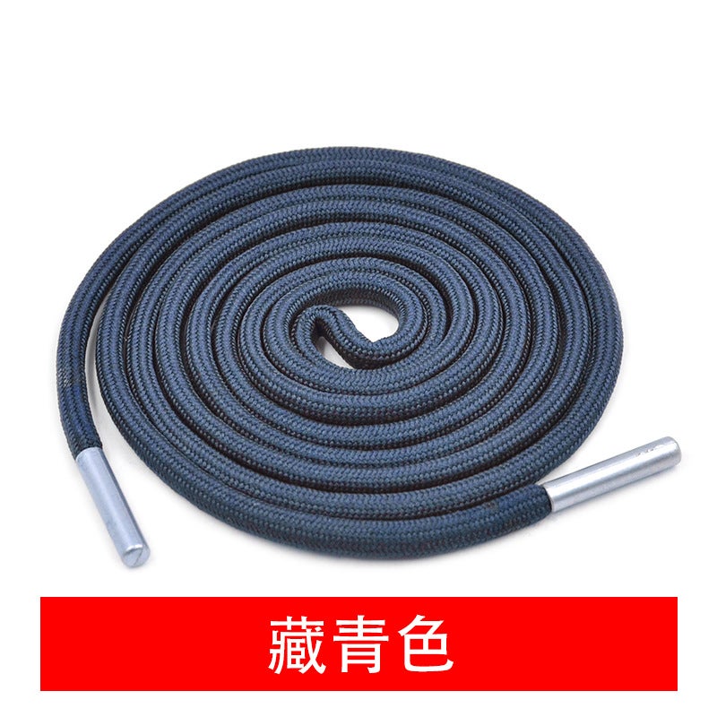 High-End Metal Tip Drawstrings for Hoodies and Pants navy blue