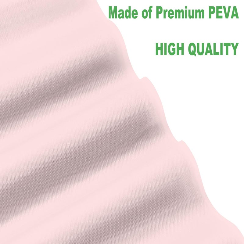 rebdng Plastic Light Pink Tablecloths 3 Pack Disposable Table Covers 54"" x 108"" Baby Pale Pink Table Cloths for Parties Bridal Shower Engagement Wedding Birthday  Fits 6 to 8 Foot Rectangle Tables - Image 2