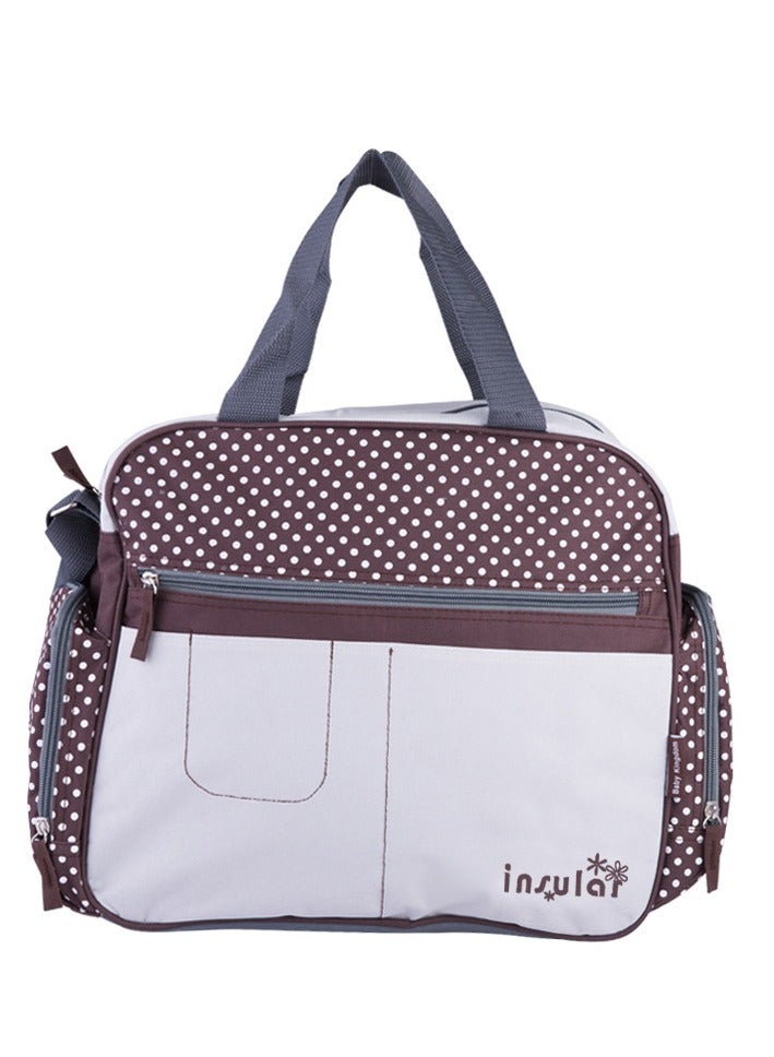 insular Mommy Bag With One Shoulder Crossbody And Large Capacity  - Image 2