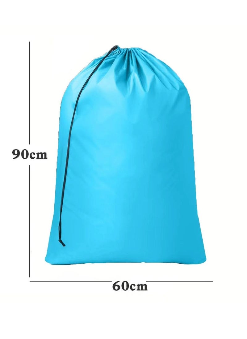 Laseta 3pcs Laundry Bag 23.6*35.4 inch Hamper Liner,  Laundry Sacks with Drawstrings Extra Large Laundry Bags Heavy Duty Dirty Clothes Storage Bag for Laundry Home Dorm three color mix  - Image 4