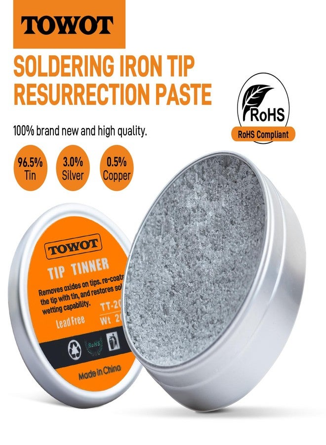 TOWOT Lead Free Tip Tinner, Solder Tip Cleaner20 g in 0.8 oz. Container - Image 3