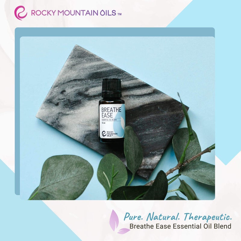Rocky Mountain Oils Breathe Ease Essential Oil Blend - y Essential Oils for Diffuser, Topical, and Home - Calming and Relief Blend - 15ml - Image 5