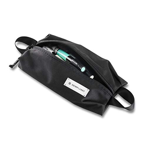 HEIMPLANET Original | HPT Carry Essentials - Simple Pouch | Simple Pencil case/Pouch Made of Water-Resistent and Durable DYECOSHELL | Supports1% for The Planet (Black) - Image 3