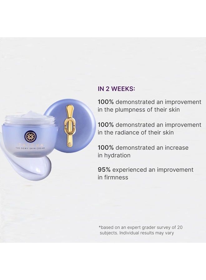 TATCHA كريم البشرة المتألقة: كريم غني لترطيب، وامتلاء، وحماية البشرة الجافة والمختلطة - 50 مل / 1.7 أونصة - Image 3