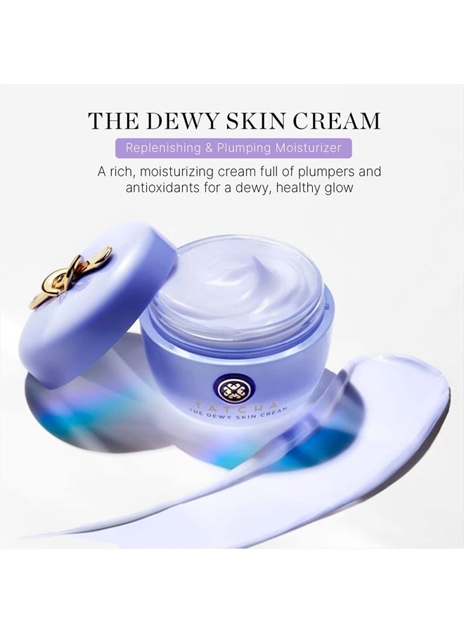 TATCHA كريم البشرة المتألقة: كريم غني لترطيب، وامتلاء، وحماية البشرة الجافة والمختلطة - 50 مل / 1.7 أونصة - Image 2