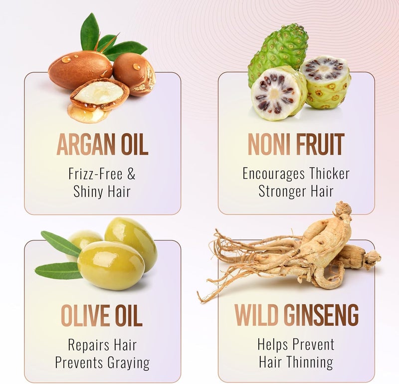 Herbishh Chestnut Brown Hair Dye Shampoo - 3 in 1, 100% Grey Coverage, Ammonia-Free, 30 ml (Pack of 5) - Image 2