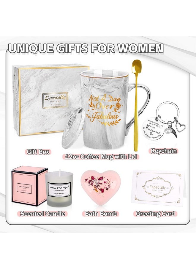 TOLOYE Birthday Gifts For Women, Grey Relaxation Gift Basket With Mug Cup, Unique Gifts For Men Mom Sister Her Girlfriend Wife Friend Bestie Coworkers, Christmas Anniversary Valentine'S Gifts  - Image 2