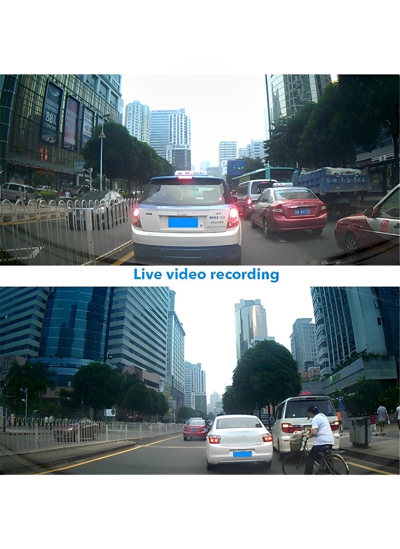 REOCLE - 1080P Driving Recorder with Large Memory Capacity & High-definition Infrared Night Vision & 142° Wide Angle  & 24-hour Parking Mode - Image 1