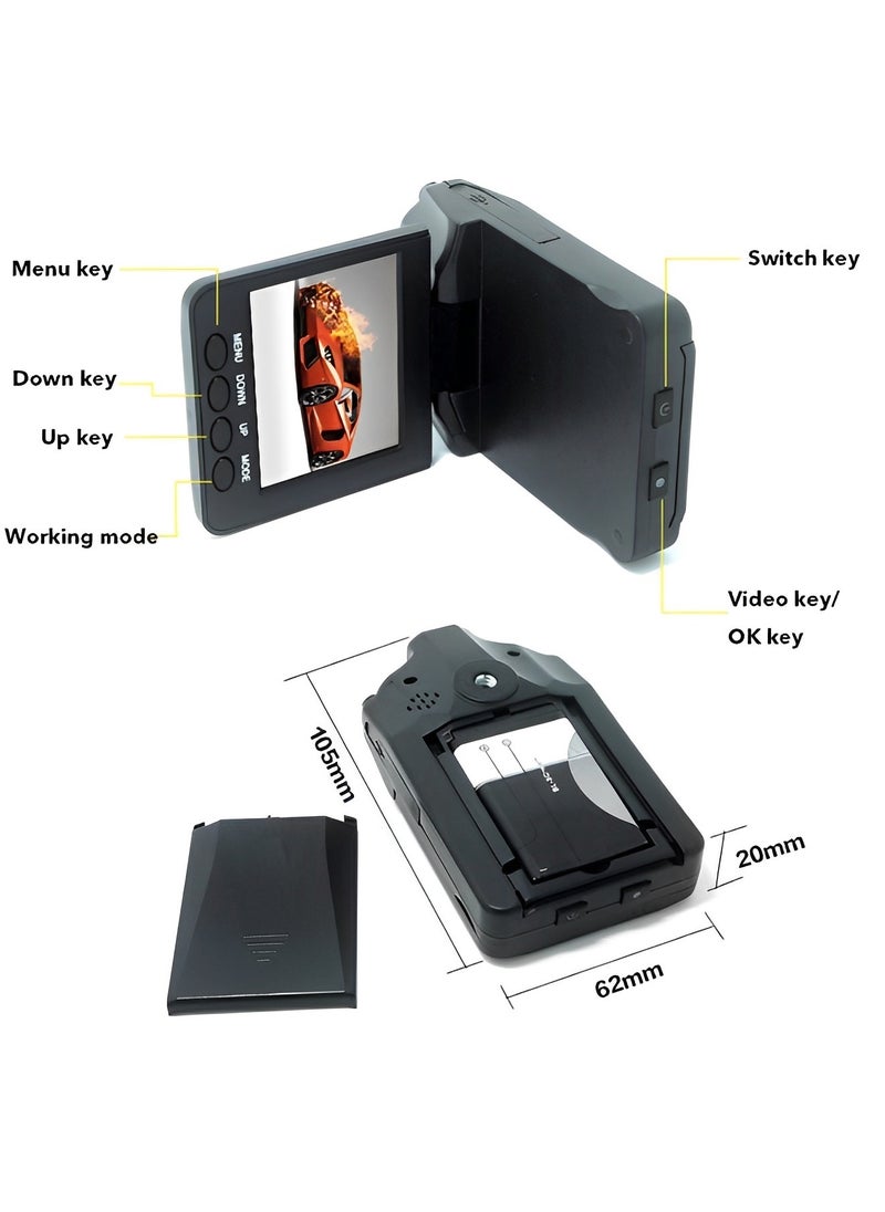 REOCLE - 1080P Driving Recorder with Large Memory Capacity & High-definition Infrared Night Vision & 142° Wide Angle  & 24-hour Parking Mode - Image 1