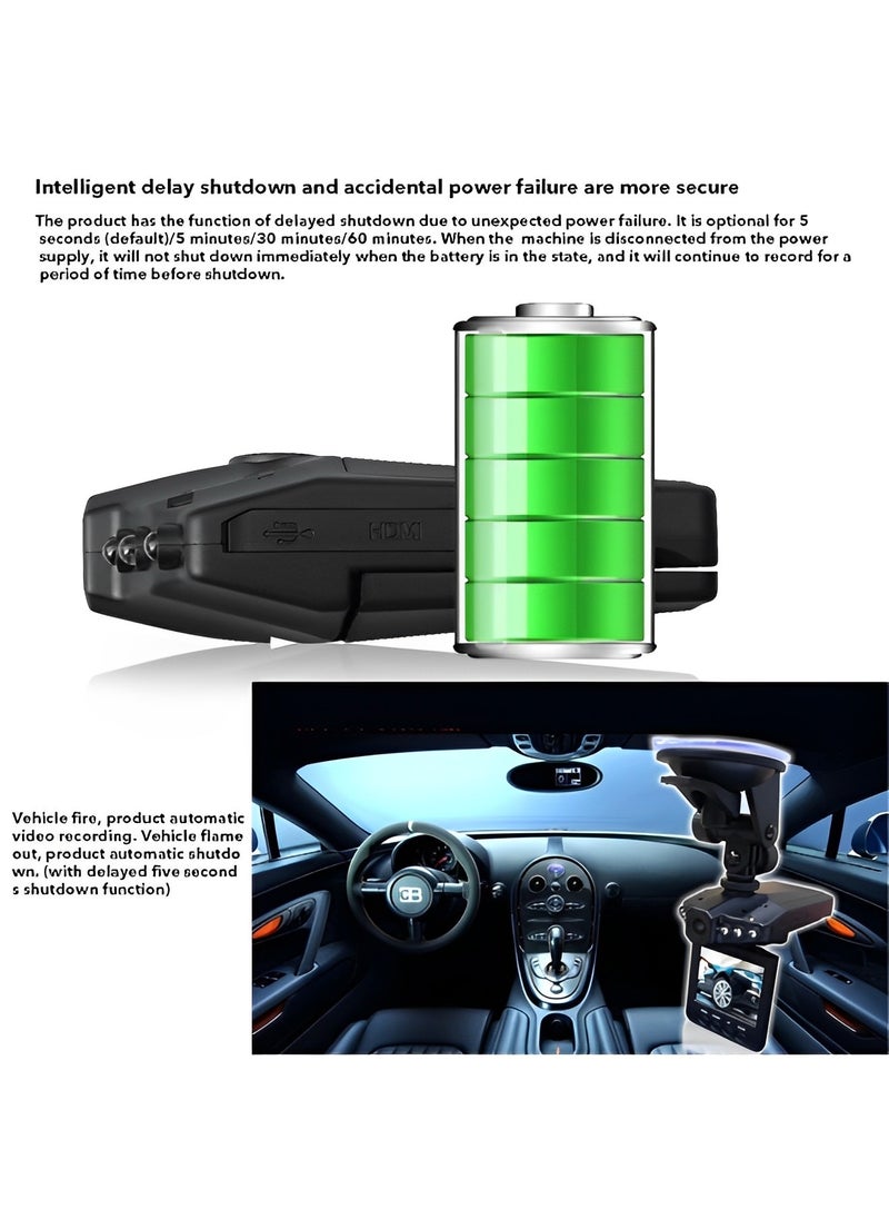 REOCLE - 1080P Driving Recorder with Large Memory Capacity & High-definition Infrared Night Vision & 142° Wide Angle  & 24-hour Parking Mode - Image 1