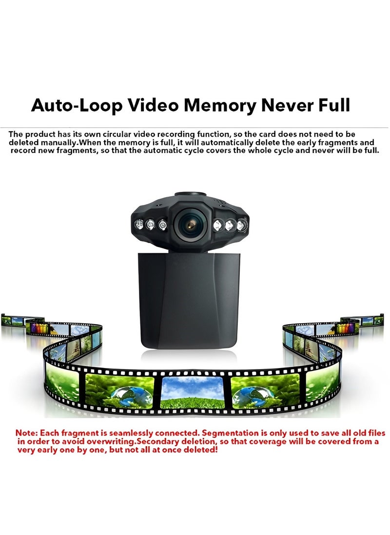 REOCLE - 1080P Driving Recorder with Large Memory Capacity & High-definition Infrared Night Vision & 142° Wide Angle  & 24-hour Parking Mode - Image 1