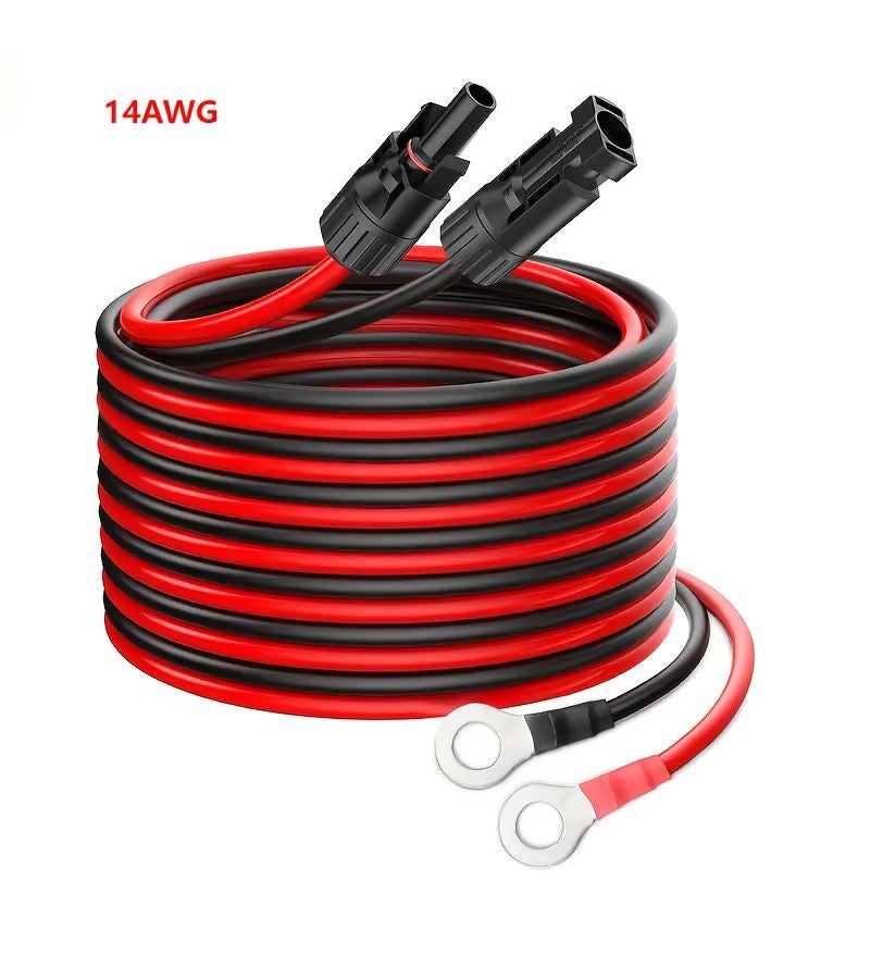14-MC4-2O-26FT Panel Connector Cable Kit RV Extension Cord Generator Power Cable Durable Flexible Plug And Play - Image 2