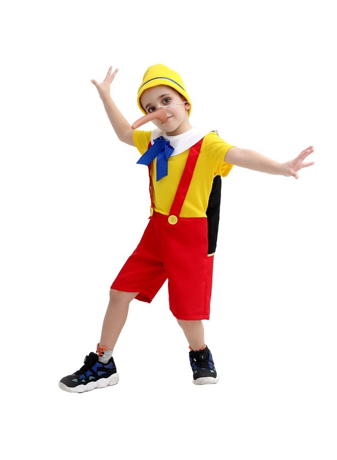 Children's Day Long-Nosed Pinocchio Children's Costume - Image 3