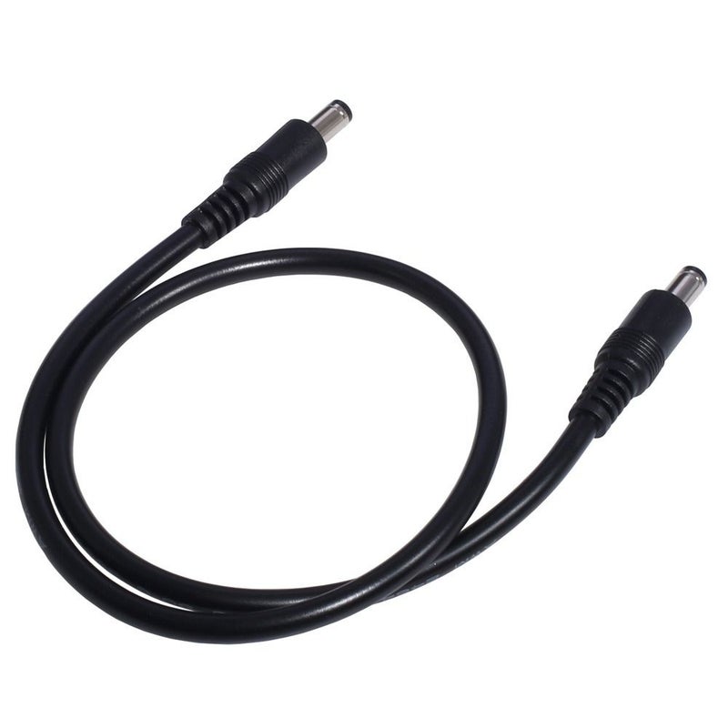 18AWG DC Power Plug 5.5 X 2.1mm Male to Male CCTV Connector Cable 12V 10A Power Extension Cord 3.3ft - Image 1