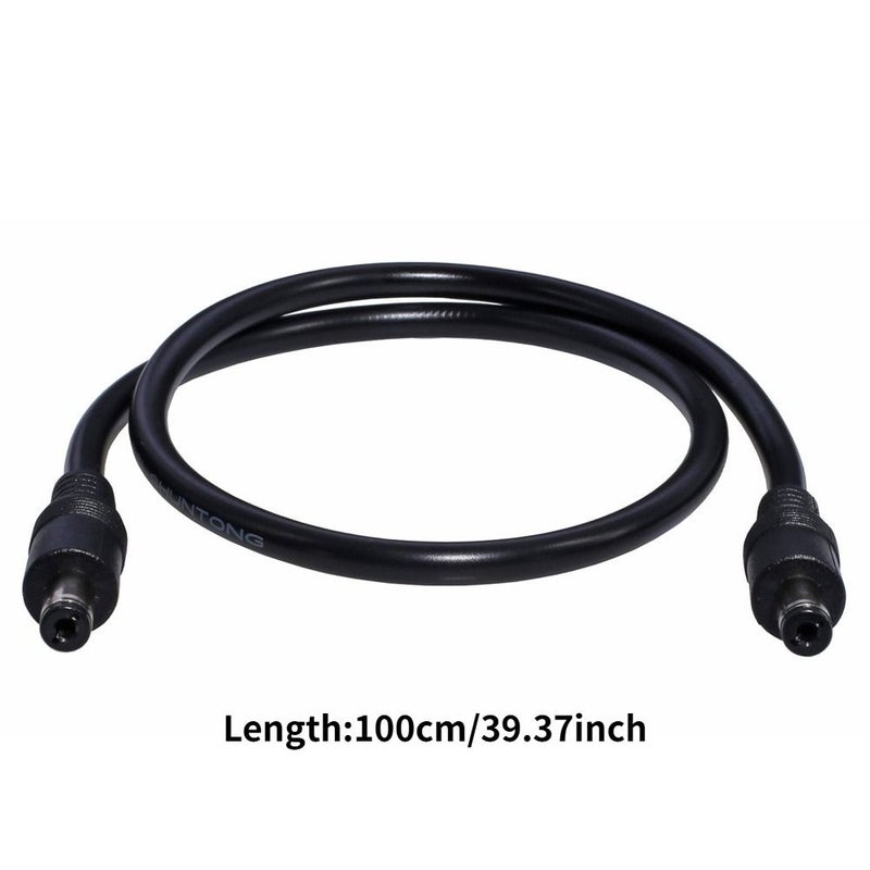 18AWG DC Power Plug 5.5 X 2.1mm Male to Male CCTV Connector Cable 12V 10A Power Extension Cord 3.3ft - Image 4