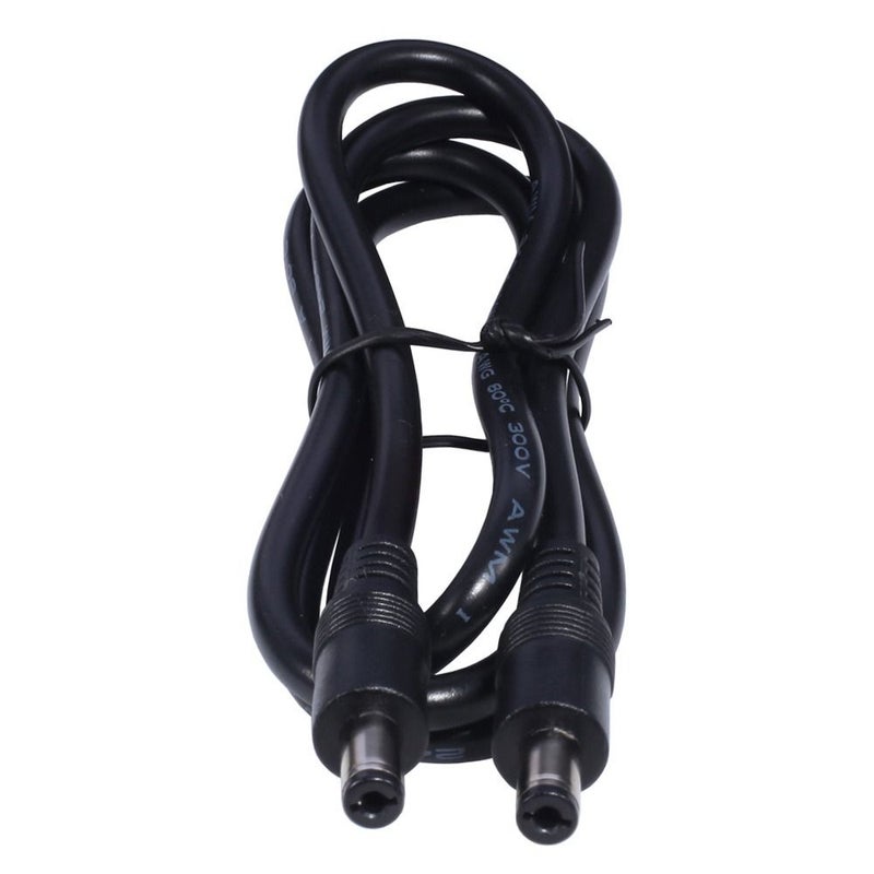 18AWG DC Power Plug 5.5 X 2.1mm Male to Male CCTV Connector Cable 12V 10A Power Extension Cord 3.3ft - Image 5