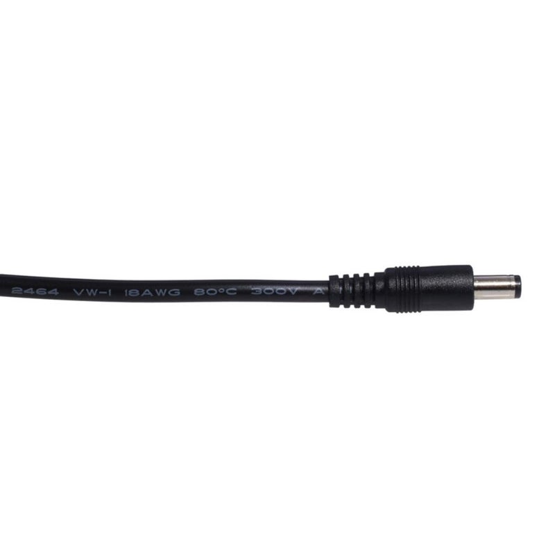 18AWG DC Power Plug 5.5 X 2.1mm Male to Male CCTV Connector Cable 12V 10A Power Extension Cord 3.3ft - Image 3