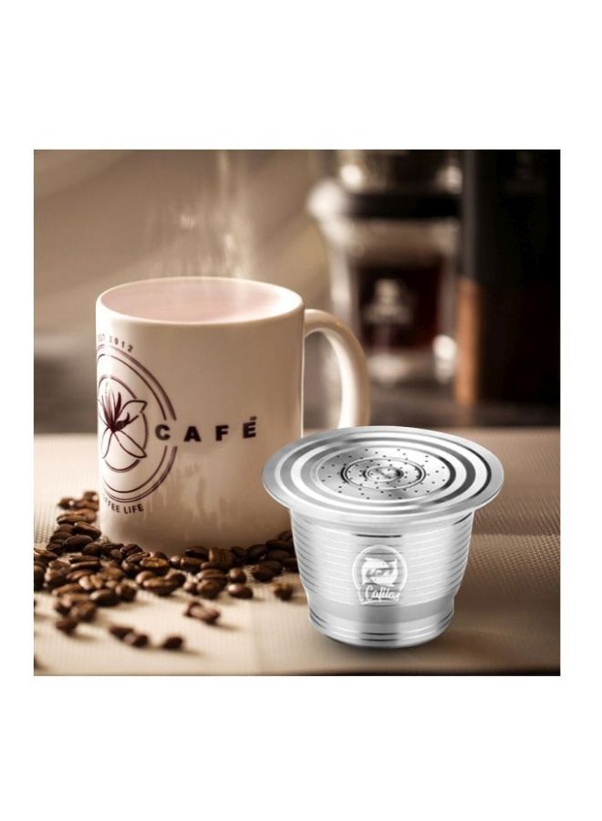 نيبمينينت أداة لكبسولات قهوة من الستانلس ستيل قابلة لإعادة التعبئة فضي 15x5x12.5سنتيمتر - Image 3