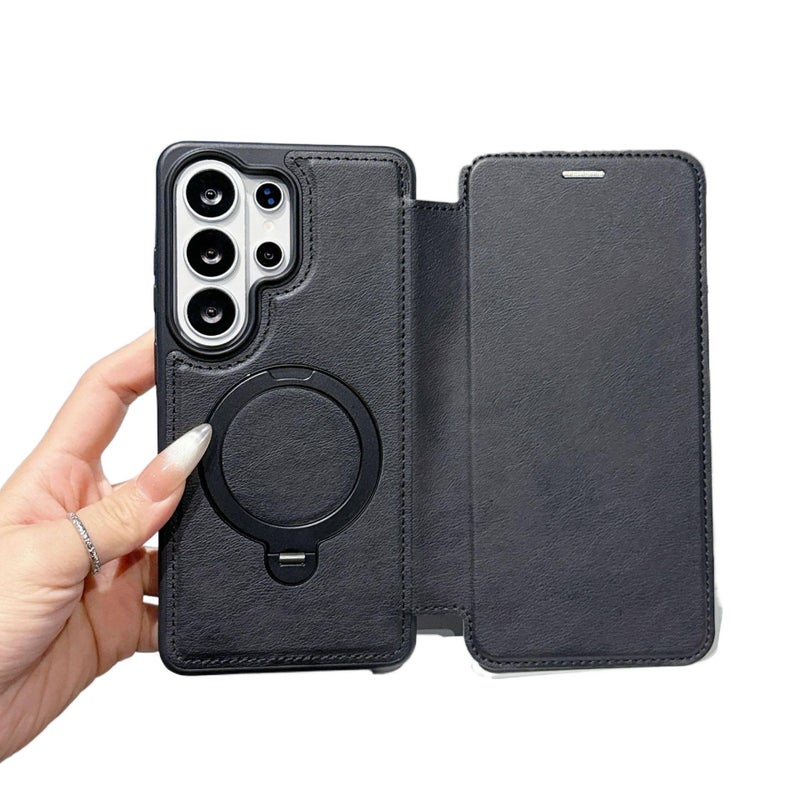 MagSafe Case | Black | Card Holder | Kickstand | Cover for Samsung Galaxy A36 - Image 1